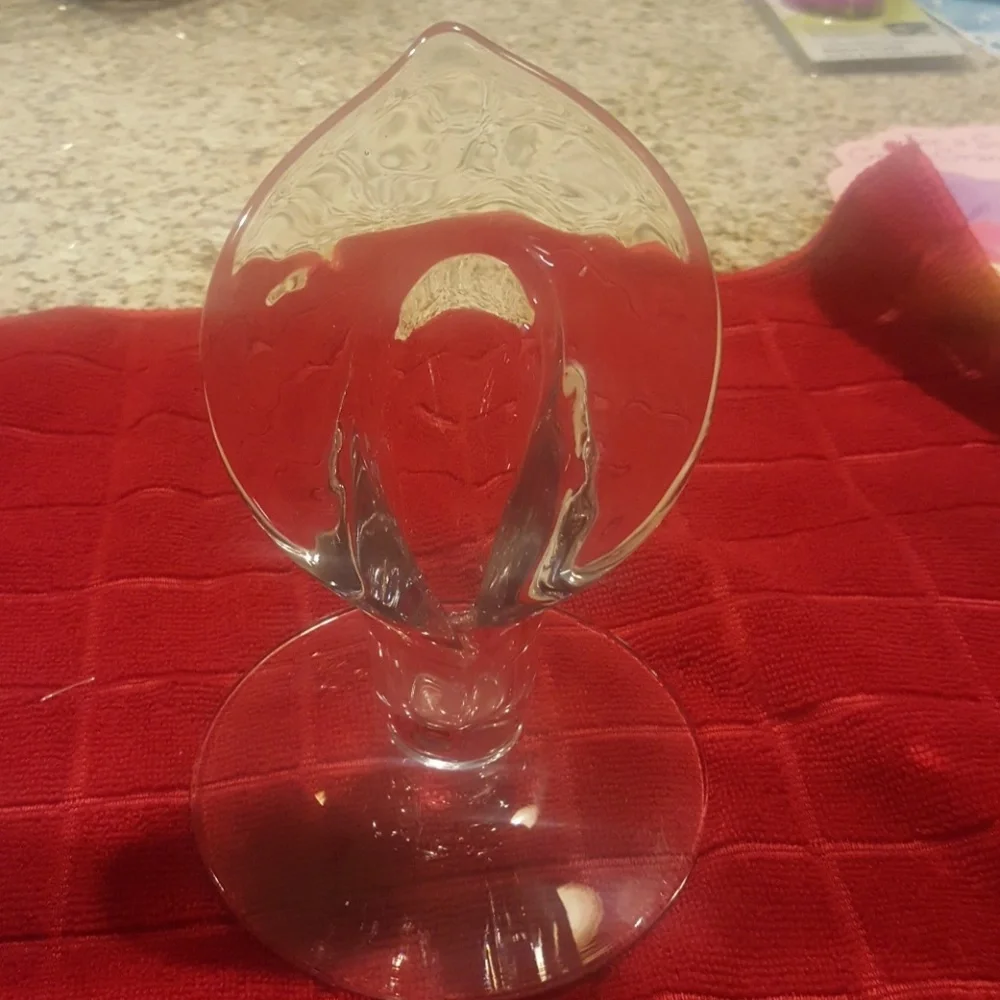 Vintage CaliLilies glass candle holders